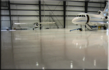 aviation hangar seamless resinous epoxy flooring, concrete repair, dust free grinding, Painter Connecticut